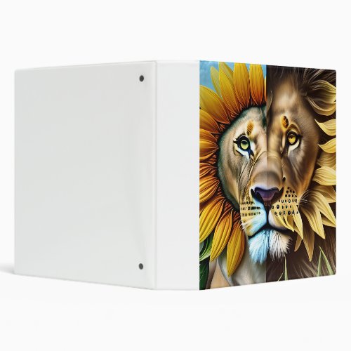 Two sides of love triptych 3 ring binder