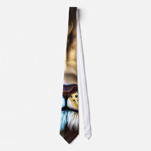Two sides of love triptych neck tie
