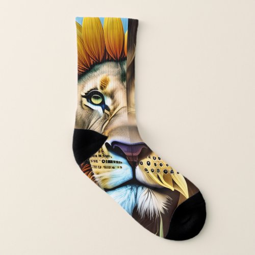 Two sides of love triptych socks