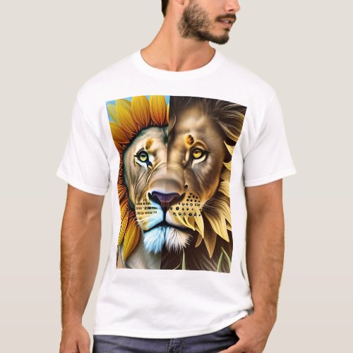 Two sides of love triptych T_Shirt