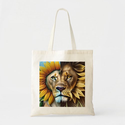 Two sides of love triptych tote bag