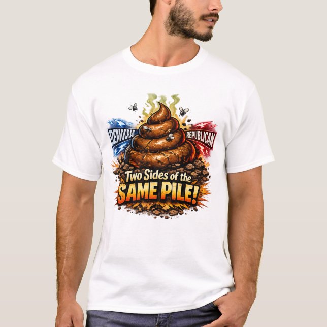 Two Sides of the same Pile T-Shirt (Front)
