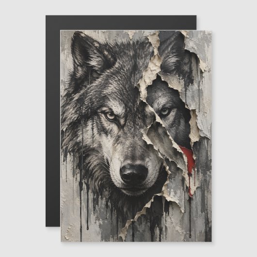 Two Sides of the Same Wolf (Front/Back)