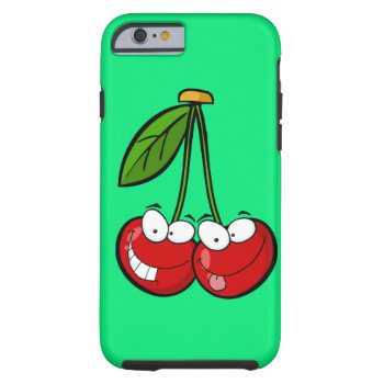Two Silly Cherries Tough Iphone 6 Case by esoticastore at Zazzle