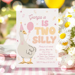 Two Silly Goose 2nd Birthday Party Spring Birthday Invitation<br><div class="desc">Silly Spring Goose Collection

Waddle into spring with bright colors,  playful designs,  and plenty of silly goose charm. 
Browse our carefully curated matching items designed to complement each other seamlessly. 
Create a cohesive look with coordinating decor,  tableware,  and accessories.

All designs are © PIXEL PERFECTION PARTY LTD</div>
