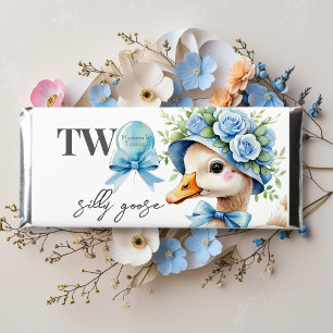 Two Silly Goose Boy Birthday Hershey Bar Favors