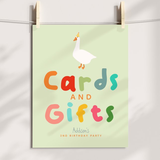 Two Silly goose Cards and Gifts Birthday Sign (Creator Uploaded)