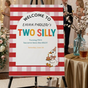 Two Silly Modern Aesthetic Welcome Foam Boards
