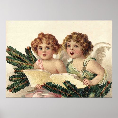 Two Singing Angels Poster