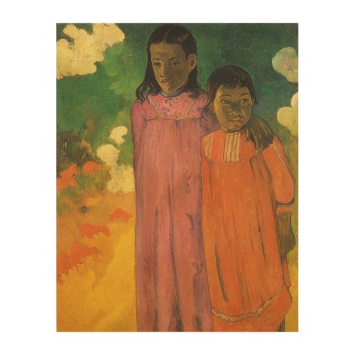 Two Sisters by Paul Gauguin Vintage Fine Art