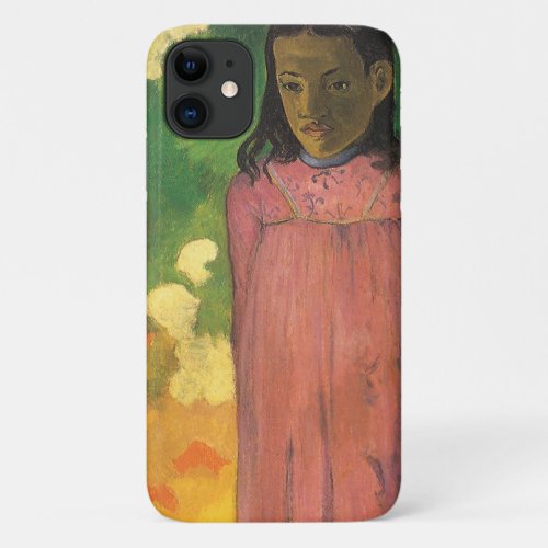 Two Sisters by Paul Gauguin Vintage Fine Art iPhone 11 Case