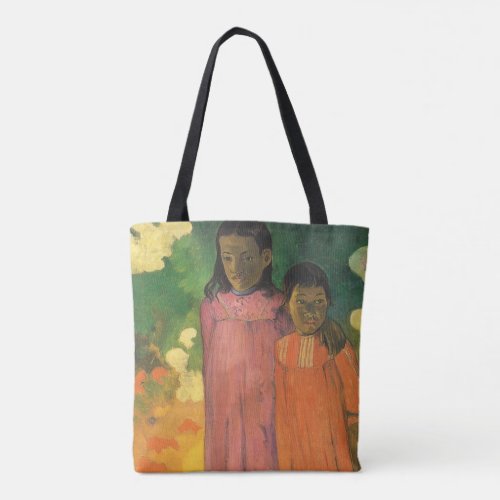 Two Sisters by Paul Gauguin Vintage Fine Art Tote Bag