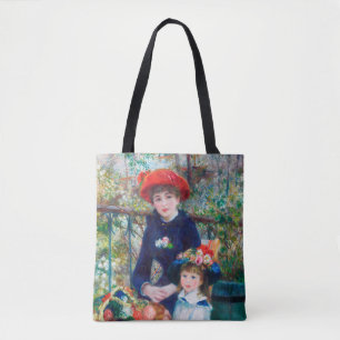Two Sisters by Renoir Tote Bag