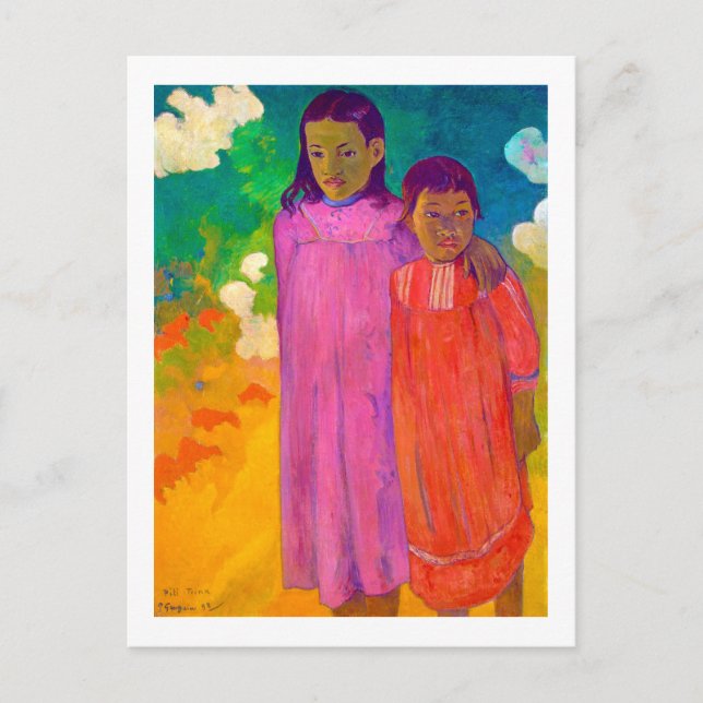 Two Sisters, Gauguin Postcard (Front)
