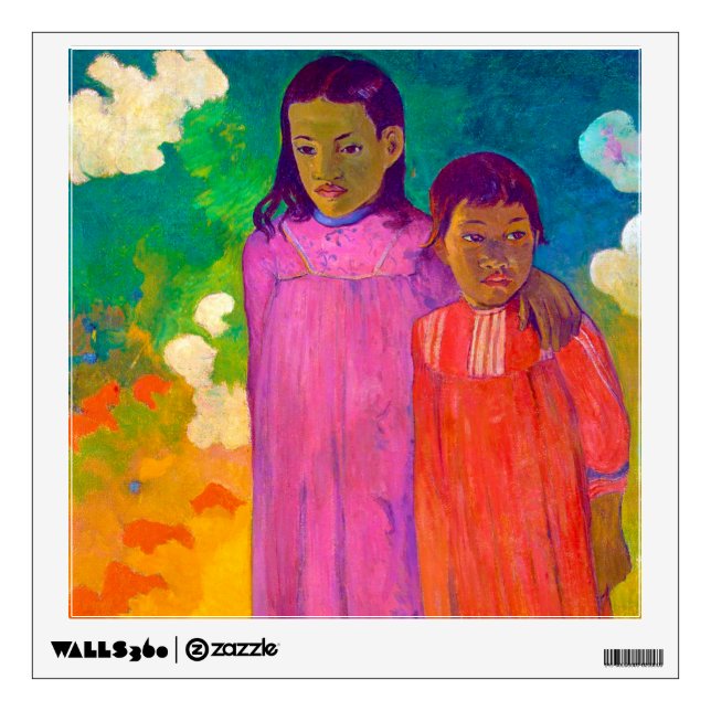 Two Sisters, Gauguin Wall Decal (Front)