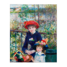 Two Sisters on the terrace by Auguste Renoir