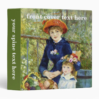 Two Sisters (On the Terrace) By Pierre Renoir Binder