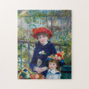 Two Sisters, On the Terrace by Renoir Jigsaw Puzzle