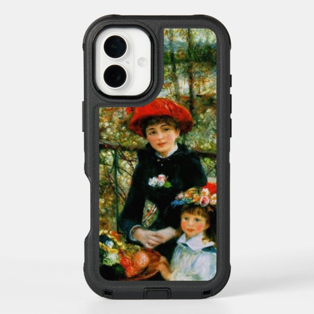 Two Sisters on the Terrace by Renoir Otterbox iPhone Case (Back)