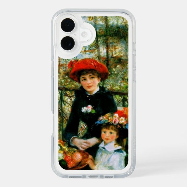 Two Sisters on the Terrace by Renoir Speck iPhone Case (Front)