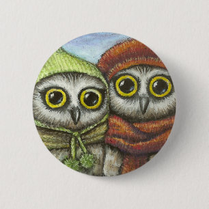 Two sisters pinback button