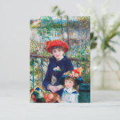 Two Sisters - Renoir Impressionist Painting 1881 (Standing Front)
