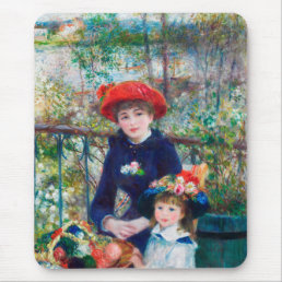 Two Sisters - Renoir Impressionist Painting 1881 Mouse Pad