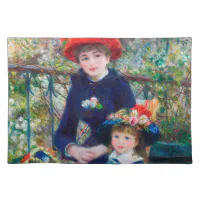 Two Sisters - Renoir Impressionist Painting Cloth Placemat | Zazzle