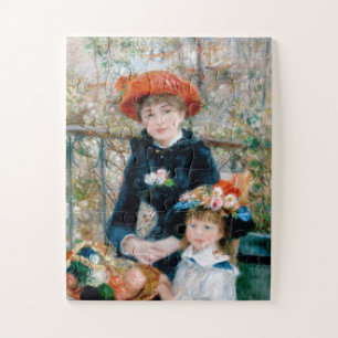 Two Sisters - Renoir Impressionist Painting Jigsaw Puzzle