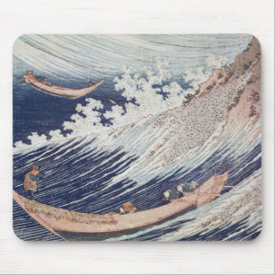 Two Small Fishing Boats on the Sea Mouse Pad