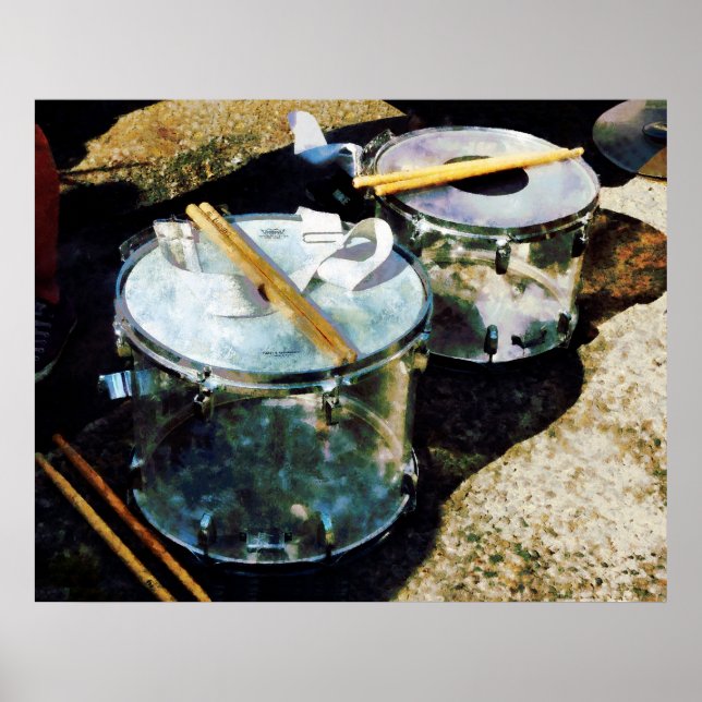 Two Snare Drums Poster (Front)