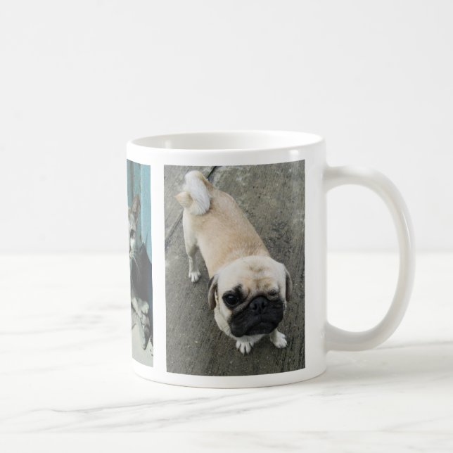 Two Soi Dogs and a Cat ...Thailand Coffee Mug (Right)