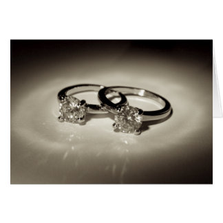 Two Solitaire Rings Cards