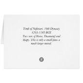 Two Sons of Horus Cards (Back Horizontal)