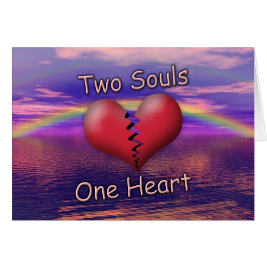 Two Souls One Heart Cards (Front Horizontal)