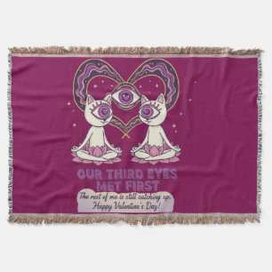 Two Souls One Vision Special valentine's day Throw Blanket