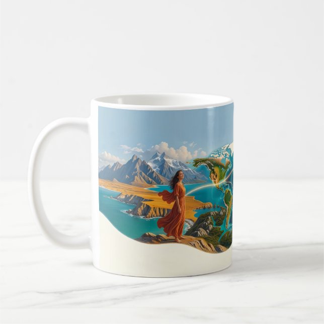 Two Souls One World Long Distance Mug (Left)