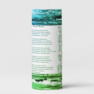 Two Souls Passing Pillar Candle
