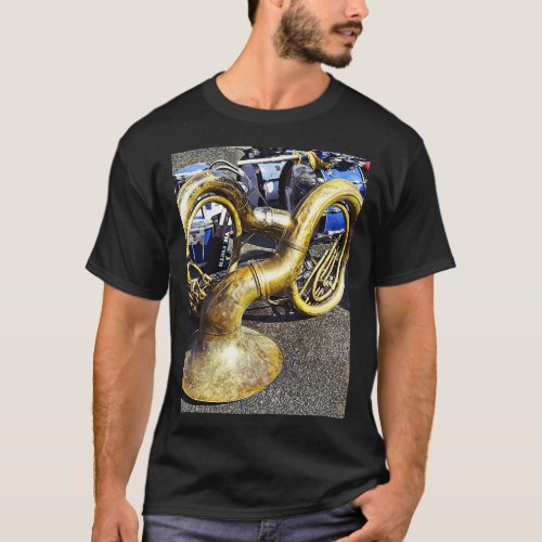 Two Sousaphones And Drums T_Shirt