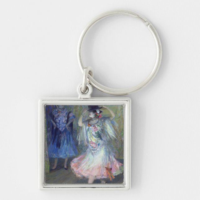 Two Spanish Dancers, 1852 Keychain (Front)