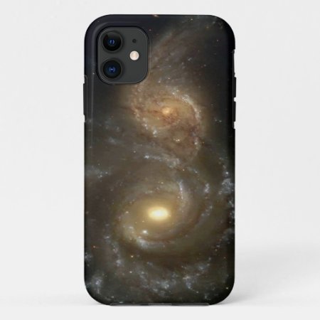 Two Spiral Galaxies Colliding On Iphone 5 Case