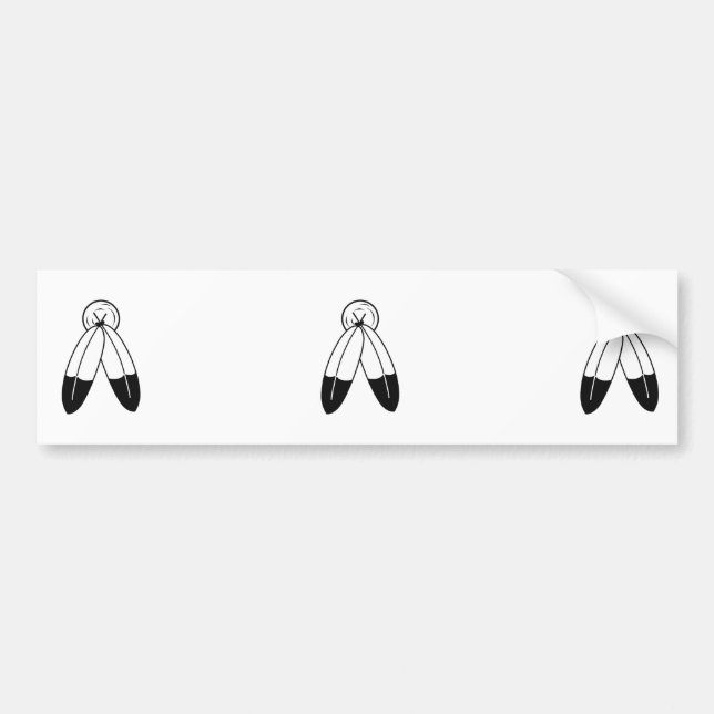 Two-Spirit Flag Bumper Sticker (Front)