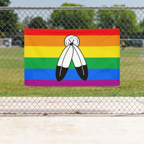 Two_Spirit LGBTQ Pride Flag Banner
