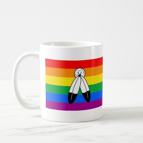 Two_Spirit LGBTQ Pride Flag Coffee Mug