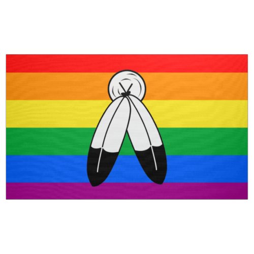 Two_Spirit LGBTQ Pride Flag Fabric