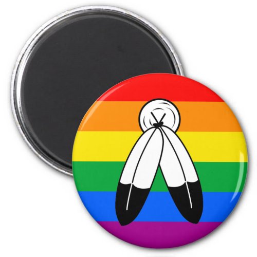 Two_Spirit LGBTQ Pride Flag Magnet