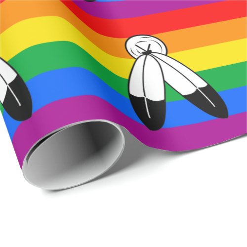 Two_Spirit LGBTQ Pride Flag Wrapping Paper
