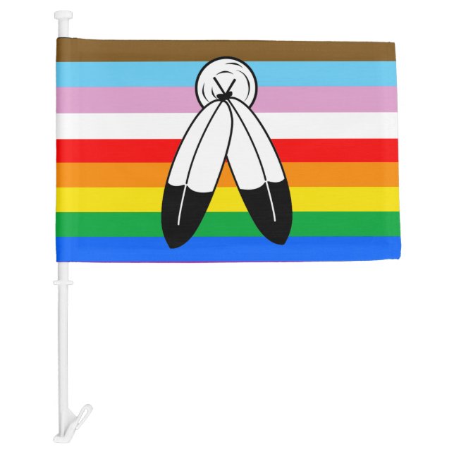 Two-Spirit LGBTQ+ Progress Pride Flag (Front)