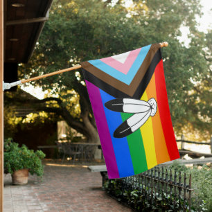 Two-Spirit LGBTQ+ Progress Pride Flag