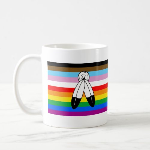 Two_Spirit LGBTQ Progress Pride Flag Coffee Mug